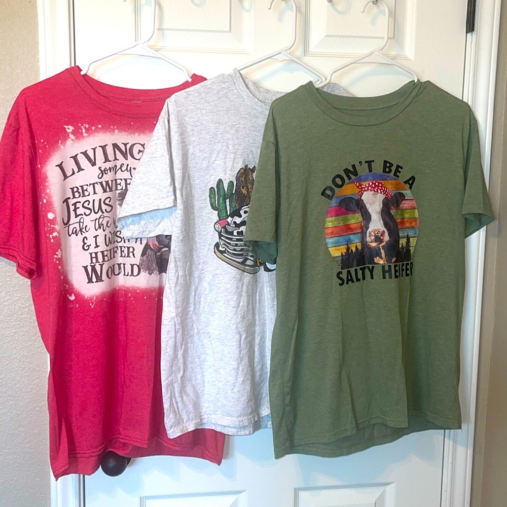 3 Cow T-Shirts Bundle!